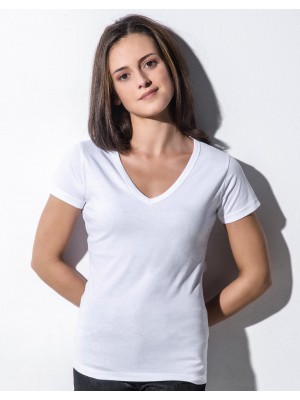 Penny - Women's Organic V-Neck T-Shirt