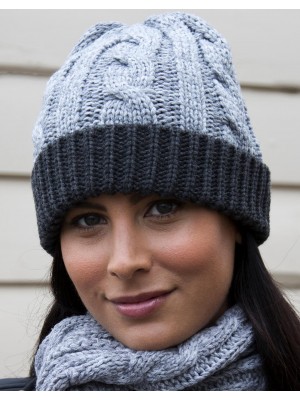 Shades of Grey Knitted Hat