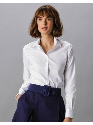 Women`s Tailored Fit Stretch Oxford Shirt LS