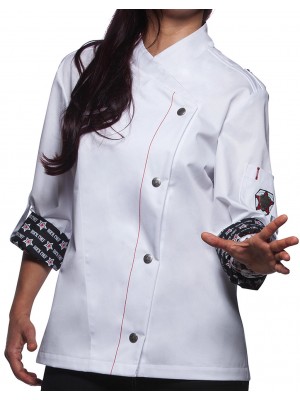 Fashionable Rock Chef's Ladies' Jacket