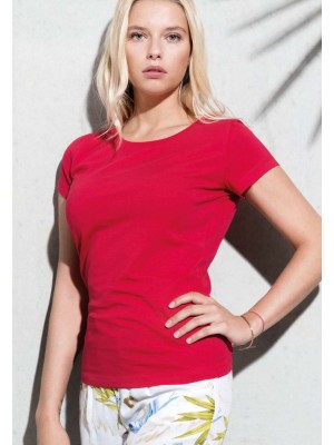 LADIES’ ORGANIC COTTON CREW NECK T-SHIRT