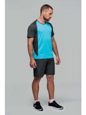 MEN'S BICOLOUR SHORT SLEEVE CREW NECK T-SHIRT